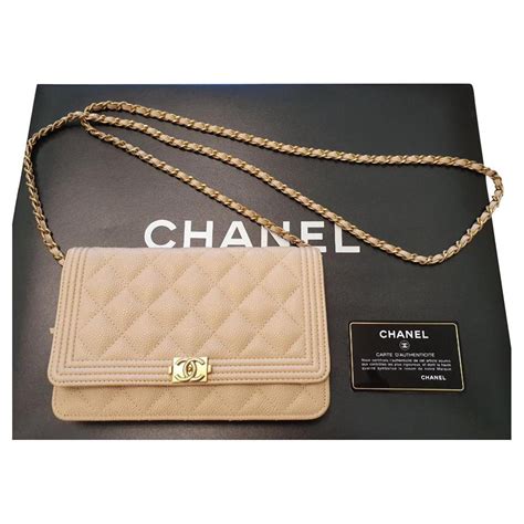 chanel 19s woc in beige leather|Chanel wallet sizes.